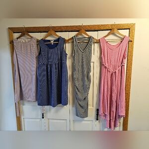 Maternity Tank Sleeveless Dress Lot of 4 Medium